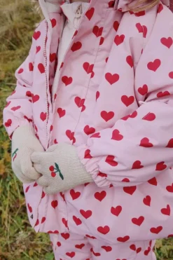 Konges Slojd Filla handschoenen - Cherry/Stripe - New