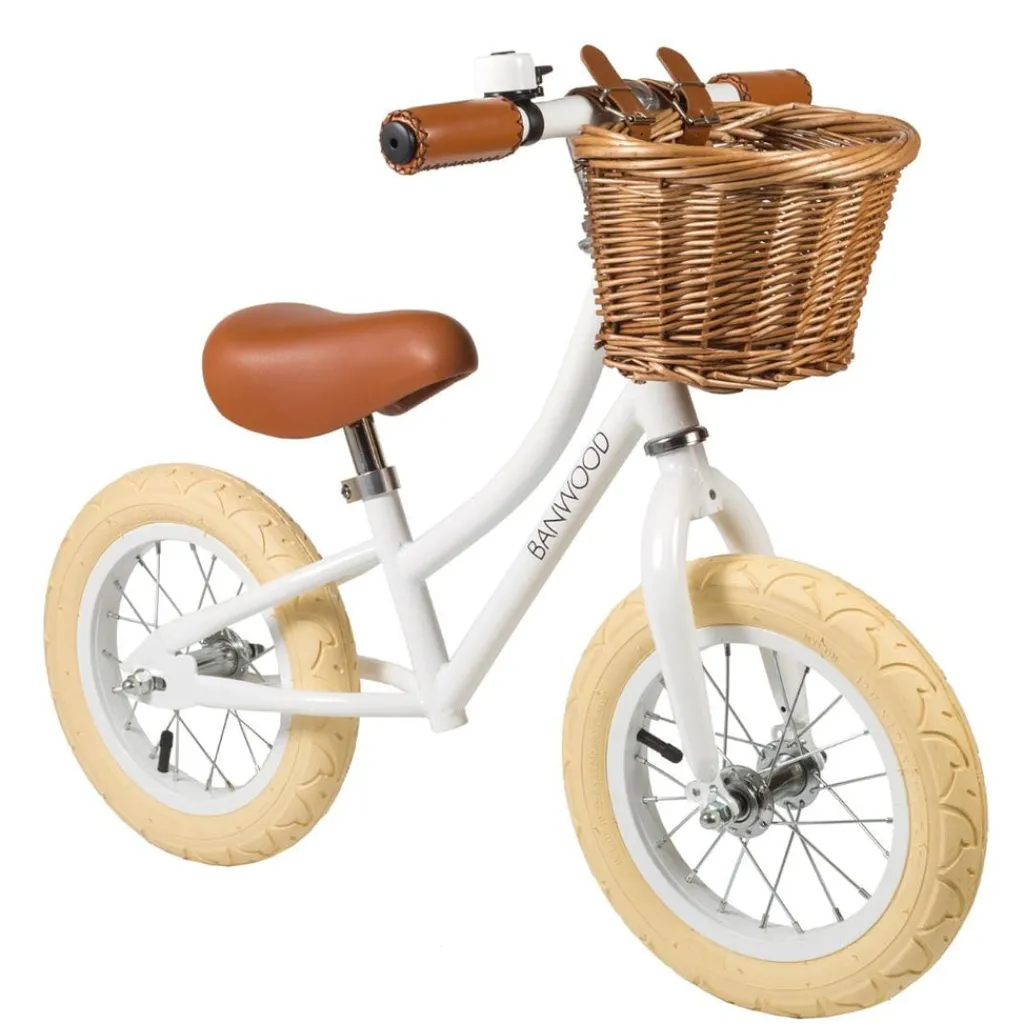 Banwood First Go loopfiets - White - Hot
