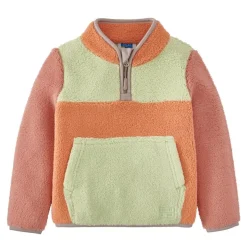 Grass & Air Fleece trui - Pink/Orange/Green - New