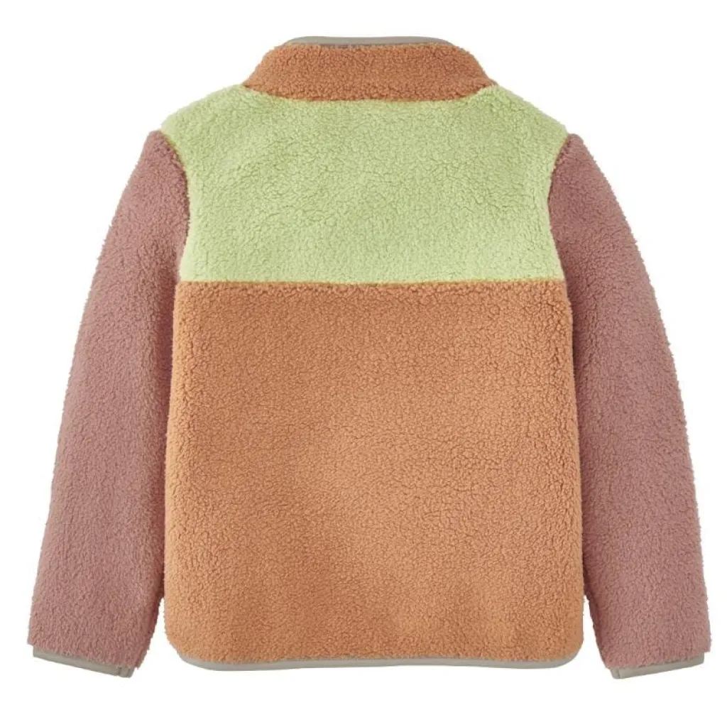 Grass & Air Fleece trui - Pink/Orange/Green - New