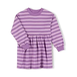 Nixnut Fod jurk - Purple Stripe - Sale