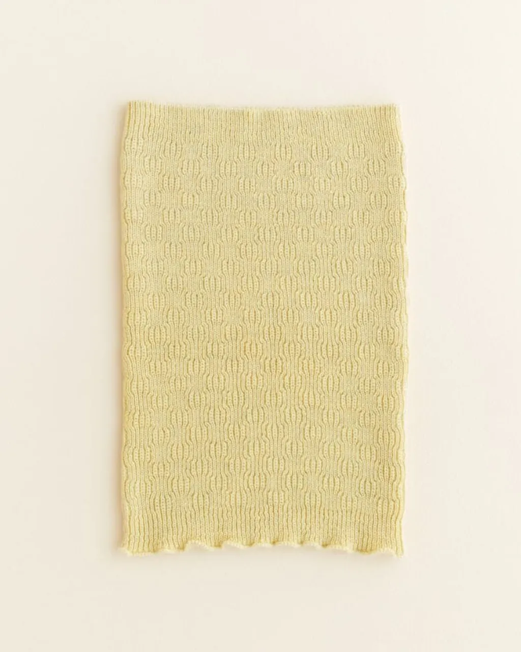 Hvid Foulard tube Gigi - Jaune clair - Clearance