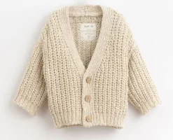 Play Up Gebreide cardigan baby - Skin - New