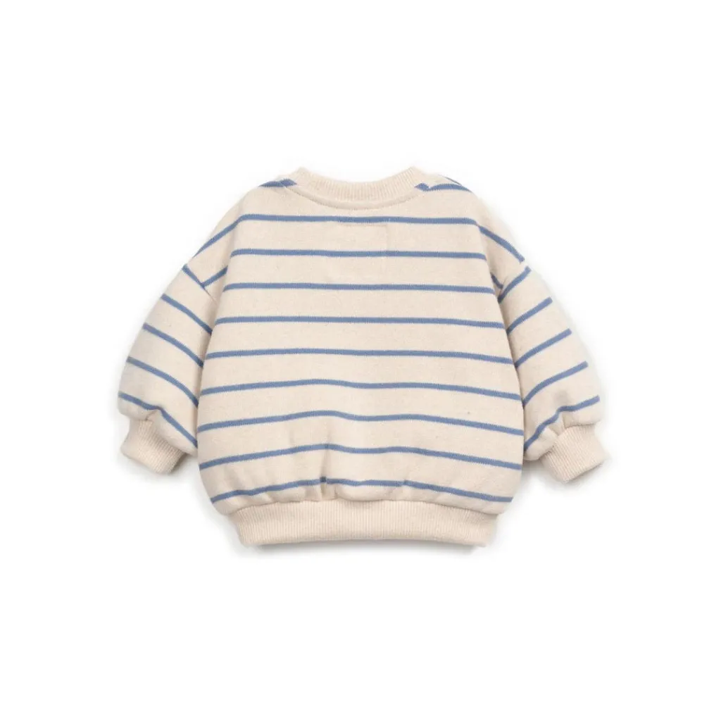 Play Up Gestreepte jersey sweater - Watercolor - Discount
