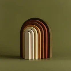 Min Min Copenhagen Grote regenboog hout - Earthy - Clearance