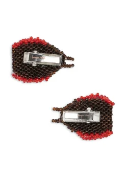 Konges Slojd Haarspeldjes met parels 2-pack - Ladybug - Outlet