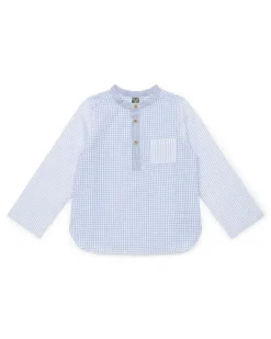Bonton Hemd met print - Mix Ciel -