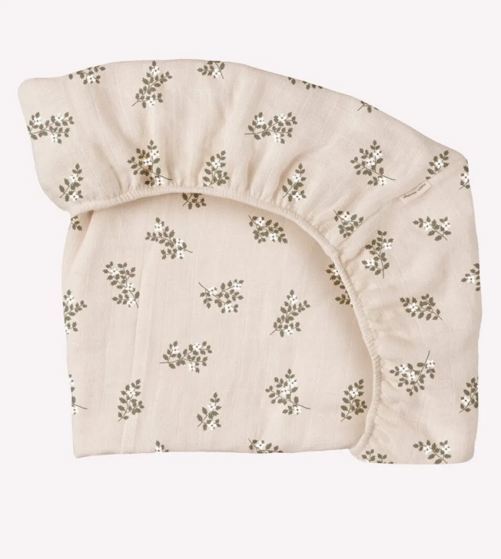 Main Sauvage Hoeslaken 70x140 - Holly Flowers - Online