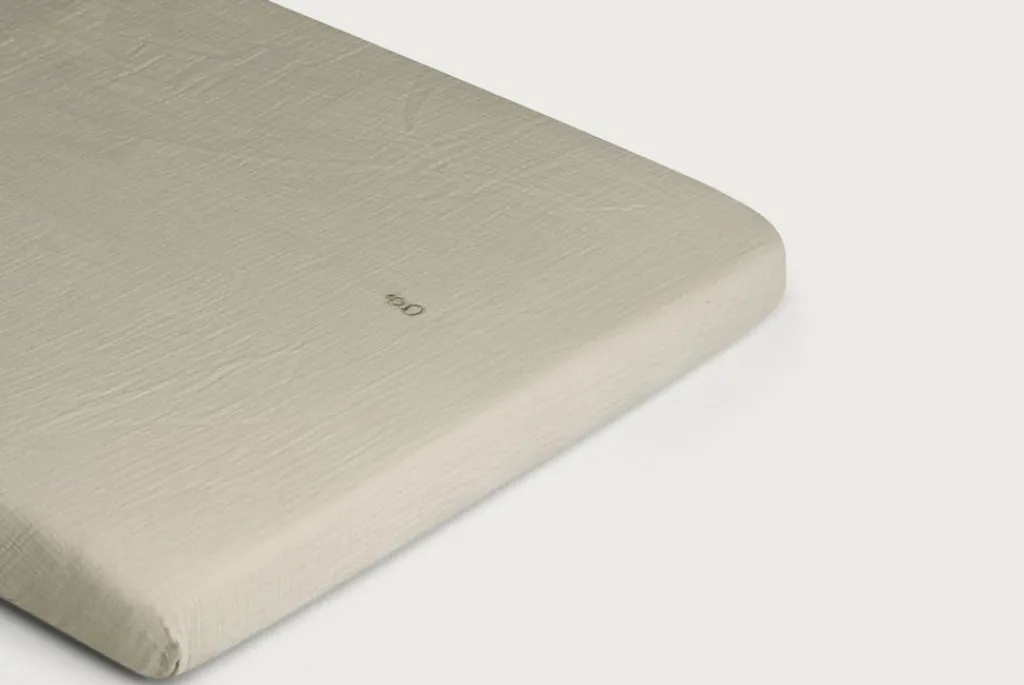 Garbo & Friends Hoeslaken 60x120cm - muslin fitted sheet Thyme -