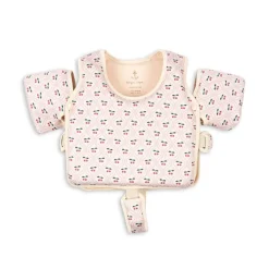 Konges Slojd Hollis zwemvest met zwembandjes - Cherry pink motif - New