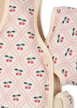 Konges Slojd Hollis zwemvest met zwembandjes - Cherry pink motif - New