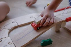 PlanToys Houten autobaan -