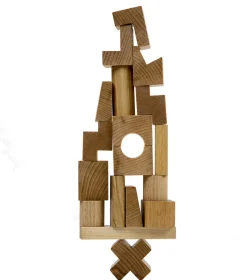 Wooden Story Houten blokkenset - Natural - Online