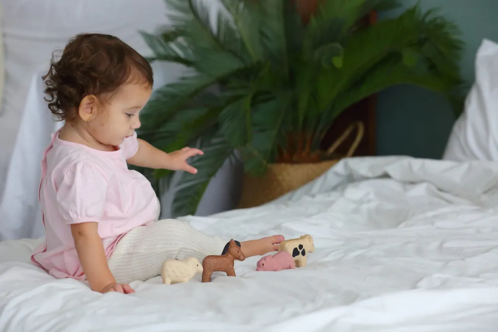 PlanToys Houten boerderijdieren - Discount