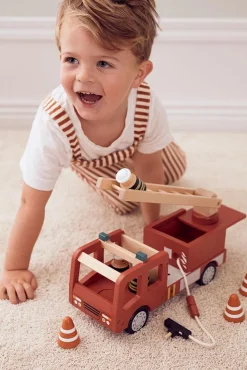 Kid's Concept Houten brandweerwagen - Aiden - Clearance