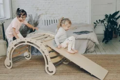 KateHaa Houten klim/glijbaan XXL - Natural - Best