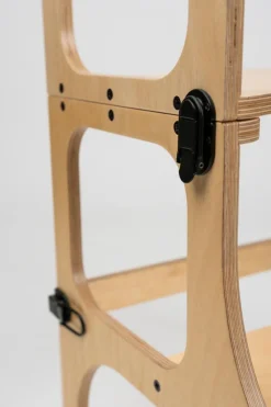 Ette Tete Houten leertoren Step 'n sit - Naturel met zwart - Best