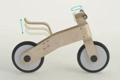 Choppy Houten loopfiets - Zwart - Outlet