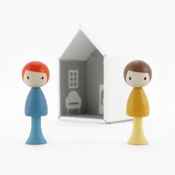 Clicques Houten magneetfiguurtje - Marco & Ben - Discount