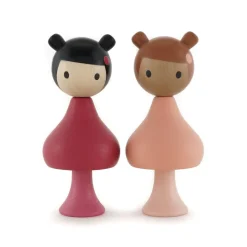 Clicques Houten magneetfiguurtje - Julie & Phoebie -
