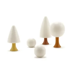 Clicques Houten magneetfiguurtjes - Flora Winter