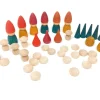 Grapat Houten Nins Tomten set - Discount