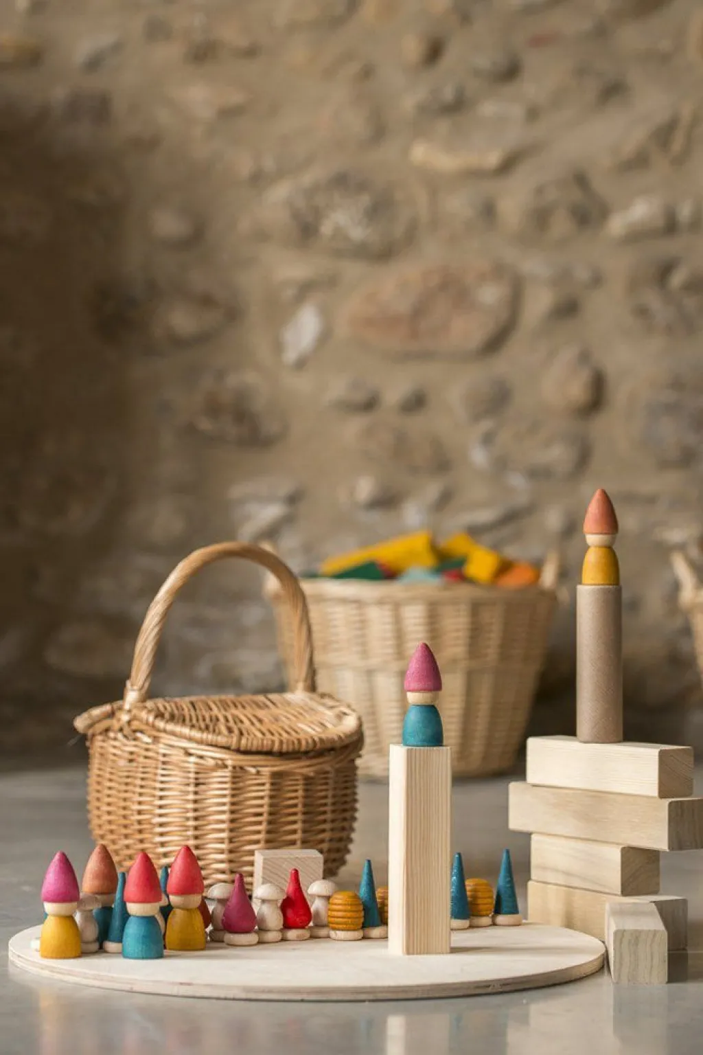 Grapat Houten Nins Tomten set - Discount