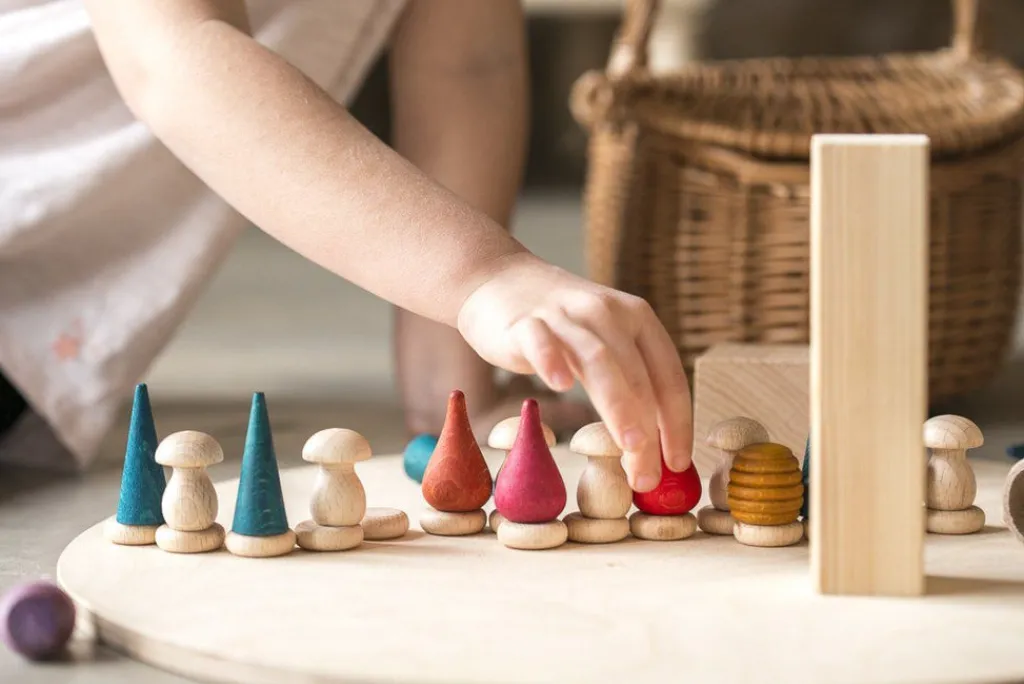 Grapat Houten Nins Tomten set - Discount