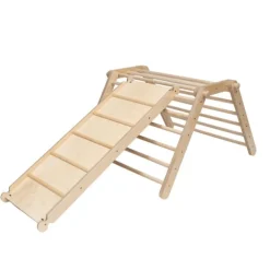 Ette Tete Houten pikler 5 elementen - klimrek incl. glijbaan - Fipitri - Discount