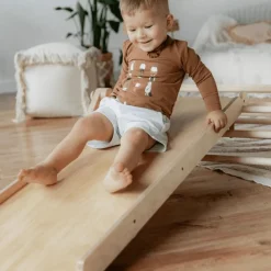 Ette Tete Houten pikler 5 elementen - klimrek incl. glijbaan - Fipitri - Discount