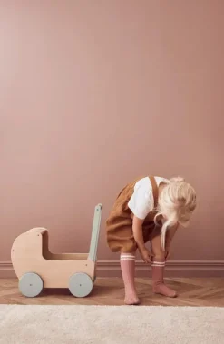 Kid's Concept Houten poppenwagen - Nature - Hot