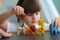 PlanToys Houten safari dieren - Hot