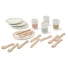 Kid's Concept Houten servies 4 personen - Bistro - New
