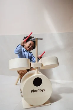 PlanToys Houten speelgoed drumstel - Clearance