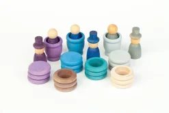 Grapat Houten speelset - Nins met potjes en munten - Winter -