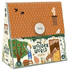 Londji Houten spelletje - The wooden world farm - Online
