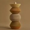Raduga Grez Houten stapeltoren - Big ball sculpture stacking tower -