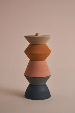 Raduga Grez Houten stapeltoren - Big sculpture stacking tower - Sale