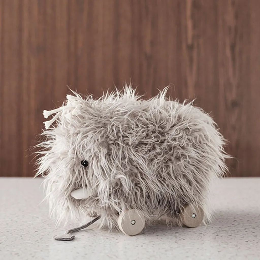 Kid's Concept Houten trekspeeltje Mammoet - Outlet