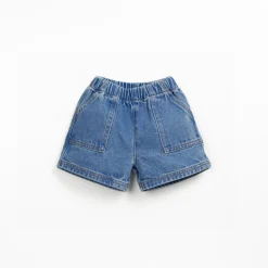 Play Up Jeansshort - Medium blue denim -