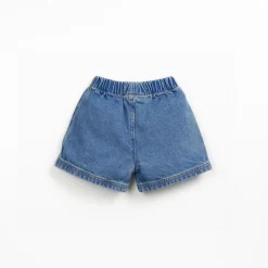 Play Up Jeansshort - Medium blue denim -