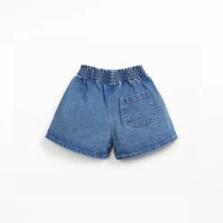 Play Up Jeansshort - Medium blue denim - Clearance