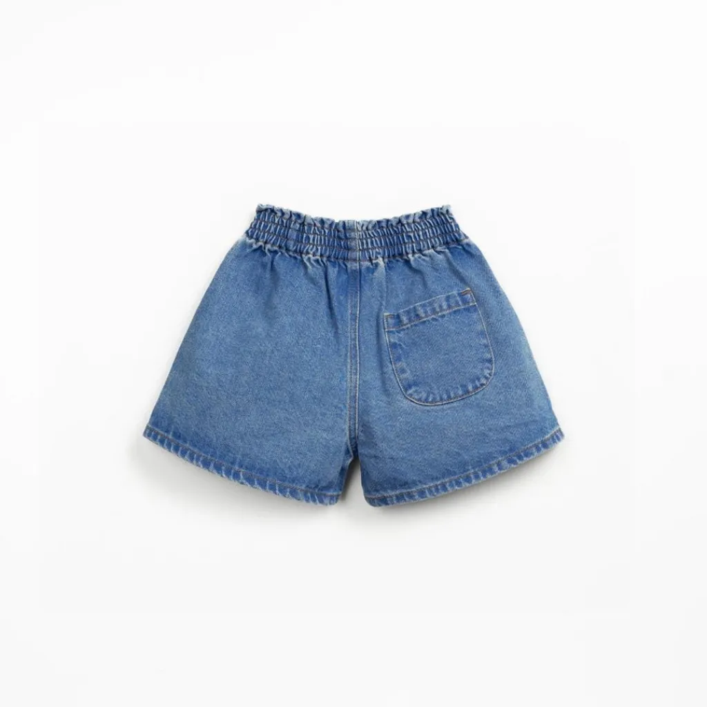 Play Up Jeansshort - Medium blue denim - Clearance