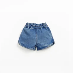 Play Up Jeansshort - Medium blue denim - Outlet