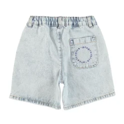 Piupiuchick Jeansshort - washed blue denim - Discount