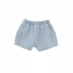 Play Up Jeansshort met zijzakje - Denim -