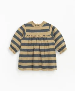 Play Up Jersey jurk met streepjes - Nature Melange - New