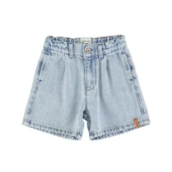 Piupiuchick Jongensshort - Washed blue denim - New