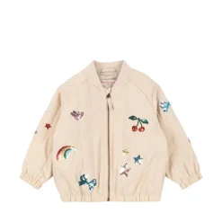 Konges Slojd Juno Sequin Bomberjas - Smoke Gray - Clearance