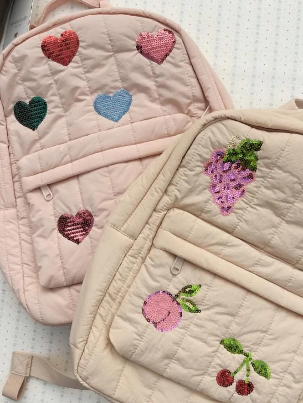 Konges Slojd Juno Sequin Rugzak - Cameo rose - Best